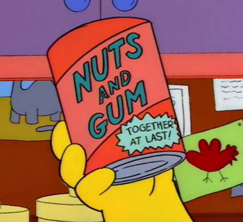 Nuts and Gum Together at Last!