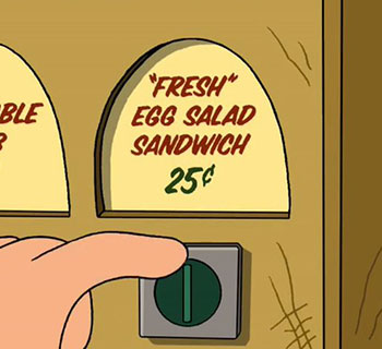 The Toilet Sandwich from Futurama