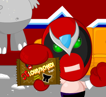 SBLOUNSKCHED! Bar from Homestar Runner